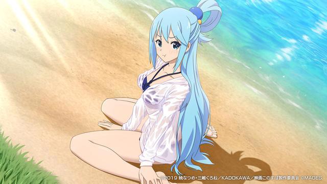 《为美好世界献祝福》ADV新作CG：湿身阿库娅登场！