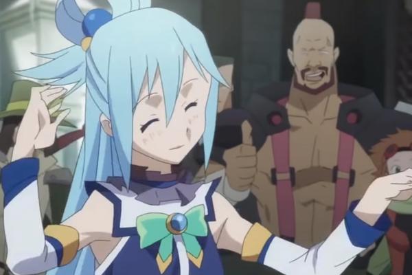 为美好世界献上祝福，她有着神体的无敌属性，是ACG界的智障女王