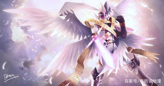 小丑皇第三条进化链，化身为黑暗武士，能够秒杀神圣天使兽