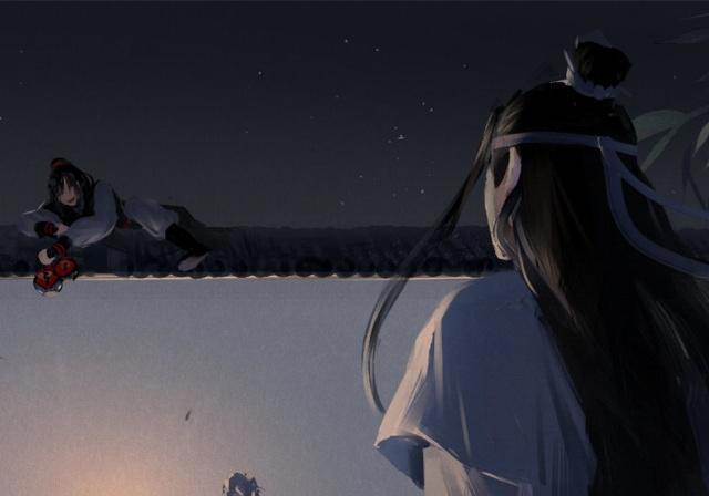 《魔道祖师》忘羡的温暖日常，风雪中一起归家，整理衣柜好温馨！