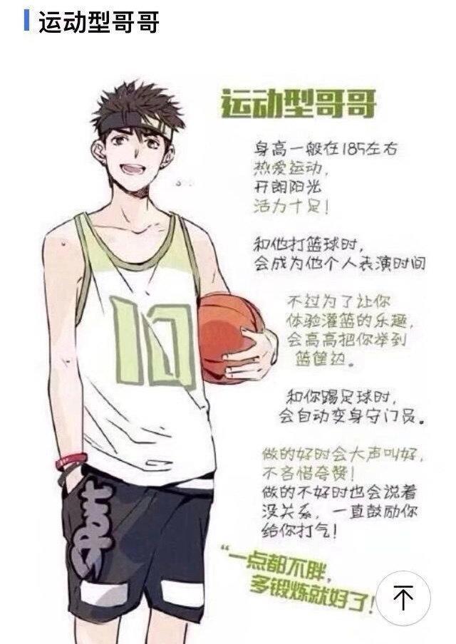 网友用漫画分享不同类型的哥哥，果然每个妹妹都有颗渴望被宠的心