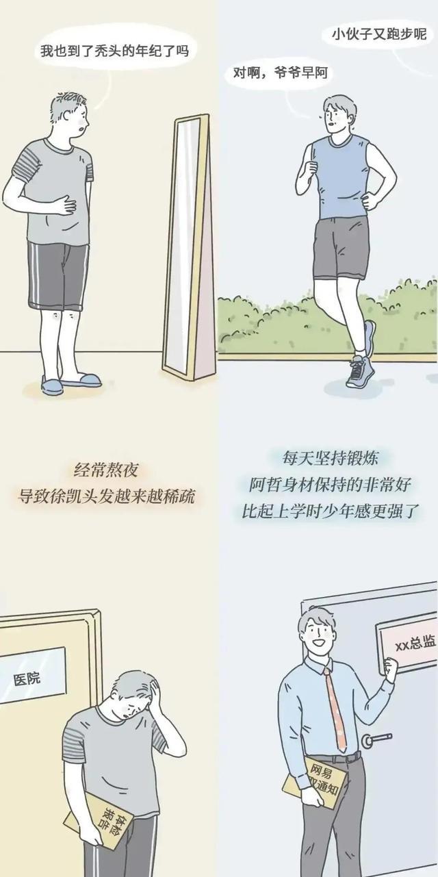 漫画：过度纵欲的人有多可怕？不努力就会被生活支配