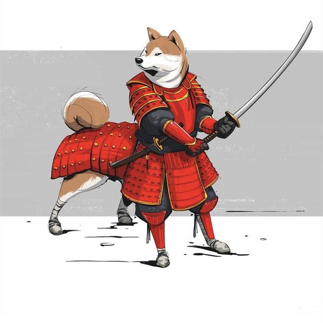 狗狗变成了半人马造型，可爱与强壮并存，柯基犬的小短腿很抢镜