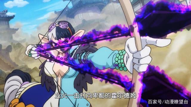 海贼王904集：小菊装清纯被索隆识破，半人马美女斯皮德出场！