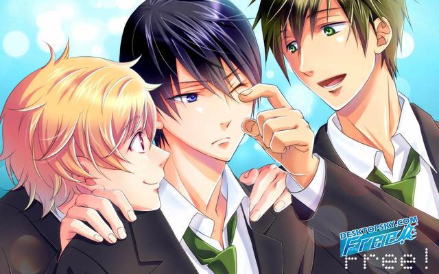 京阿尼动画《FREE！男子游泳部》，男神当道，属于夏天的运动番