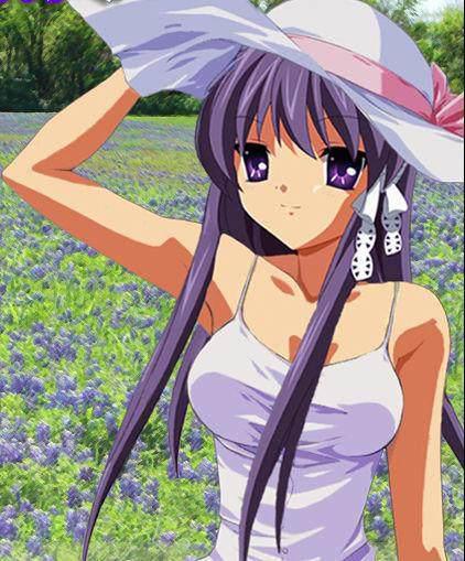 性感又神秘！盘点动画中的那些诱人的紫色长发美少女！