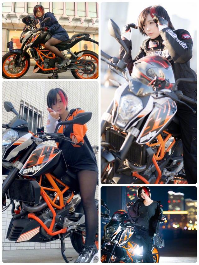 《本田小狼与我》女主声优夜道雪，原来是机车美少女，打破次元壁