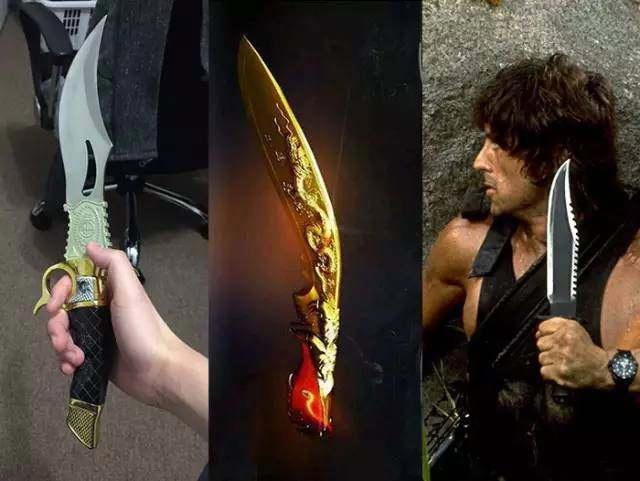 漫画中的“现代刀具设计“