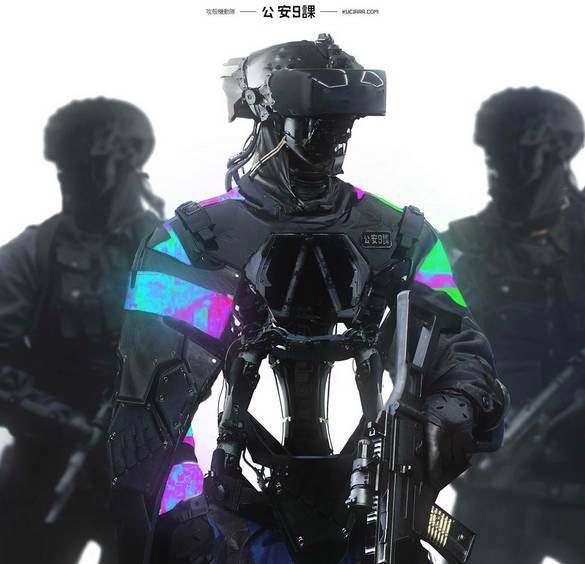 漫画中的“现代刀具设计“