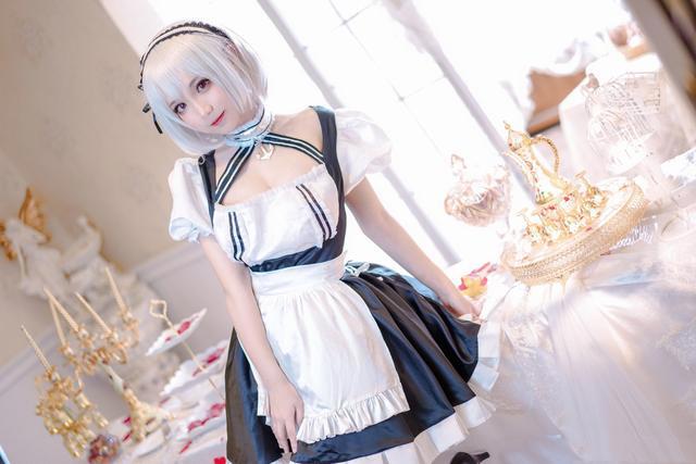 三组国人漂亮COSER扮演的手游《碧蓝航线》角色“天狼星”！