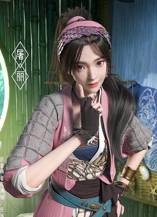 《眷思量》动画人物海报，镜玄的母亲好美，屠丽俏皮又清丽！