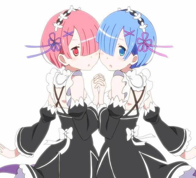 不止拉姆蕾姆，这些动漫中的红蓝CP同样惹人爱