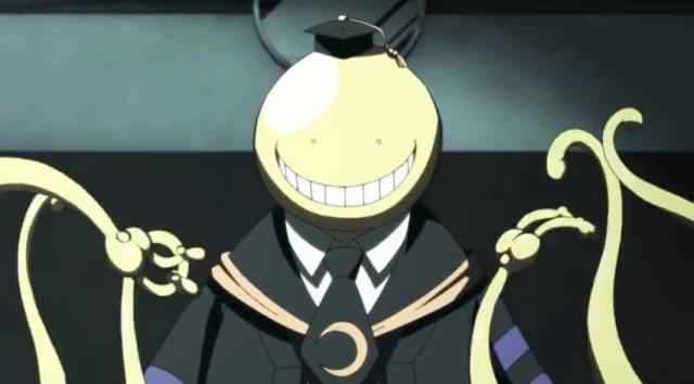 动漫中这个老师用爱去教育学生，学生十分感动，然后把老师捅死了