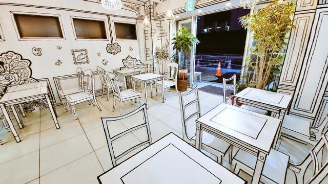 日本开了一家漫画画风的咖啡馆，顾客被吐槽像关谷神奇