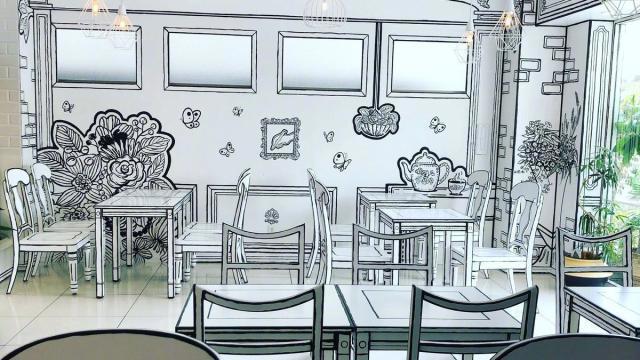 东京漫画风主题咖啡馆，真正进入二次元享受生活，成为2D纸片人