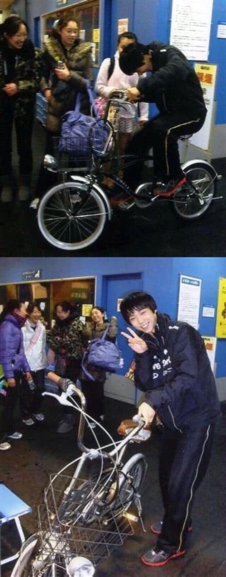 次元反向炸裂！不会骑自行车的羽生结弦在漫画中成为自行车手！