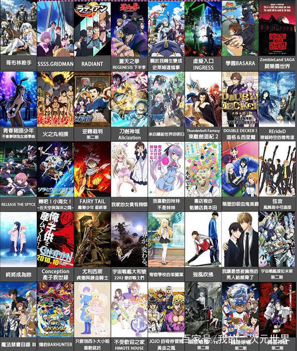 10月新番，《妖精的尾巴》和《刀剑神域》等，你准备追哪一部？