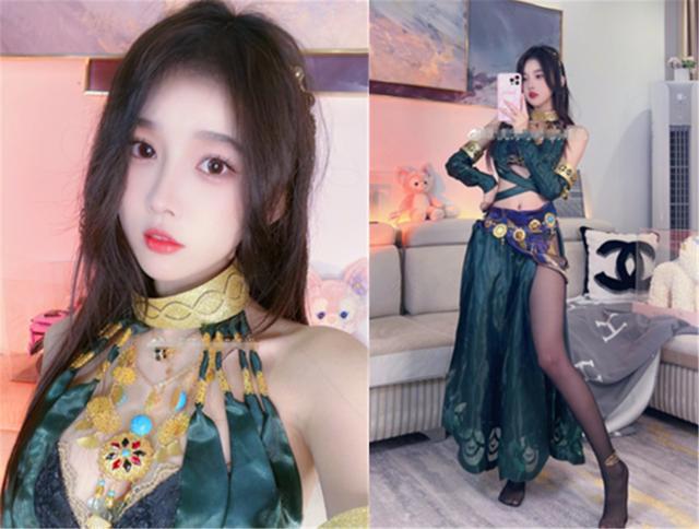 腐姐都out了？新晋二次元女神奶瓶儿COS迦南，A4漫画腰黑袜神还原