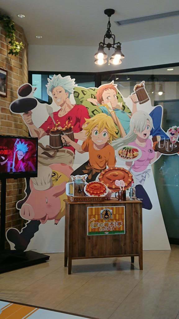 为纪念《七大罪》剧场版上映，限定主题咖啡厅在东京晴空塔开业！