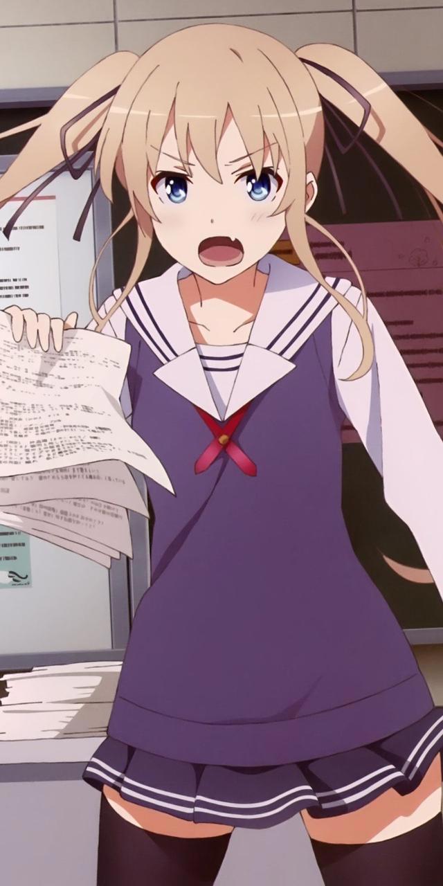 《路人女主的养成方法》泽村·斯潘塞·英梨梨，金发傲娇双马尾