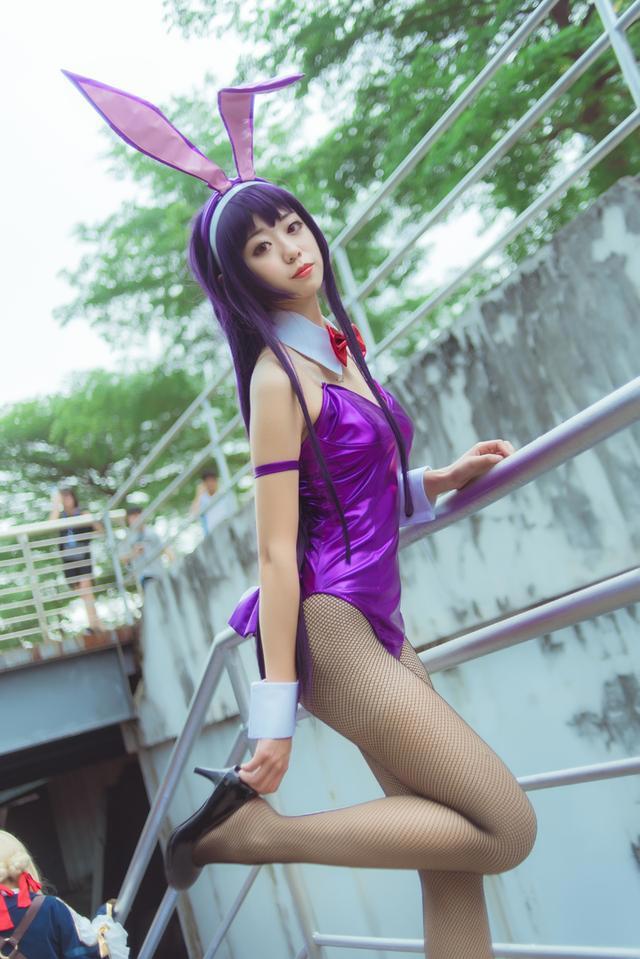 路人女主的养成方法霞之丘诗羽兔女郎cosplay