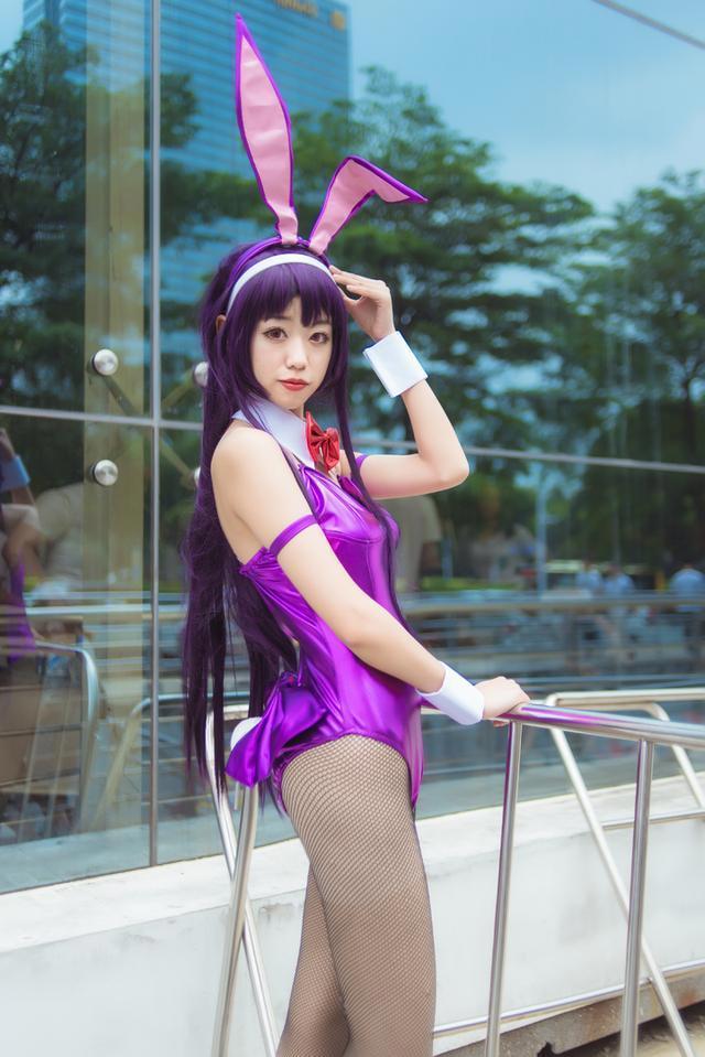 路人女主的养成方法霞之丘诗羽兔女郎cosplay