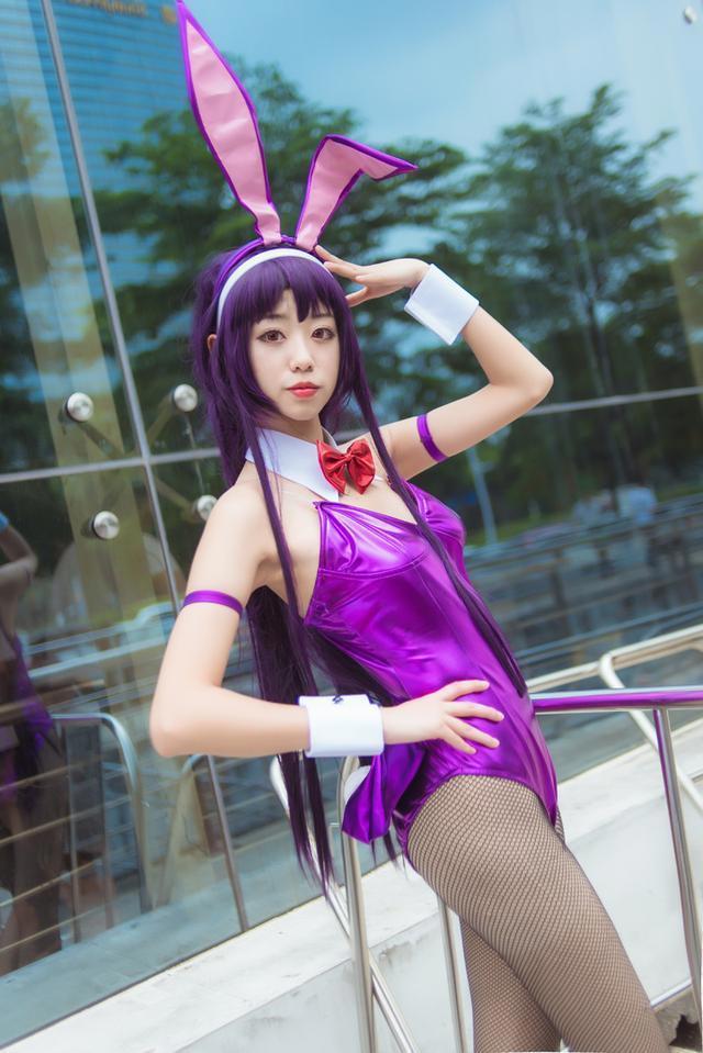 路人女主的养成方法霞之丘诗羽兔女郎cosplay