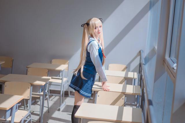 三位可爱妹子COS的日本动漫《路人女主的养成方法》角色英梨梨！