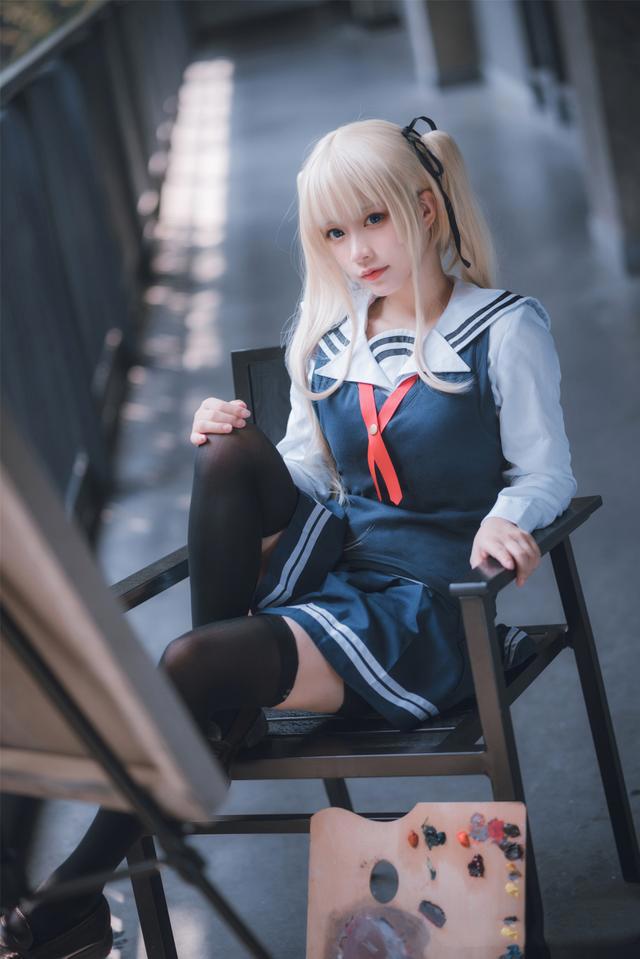 三位可爱妹子COS的日本动漫《路人女主的养成方法》角色英梨梨！