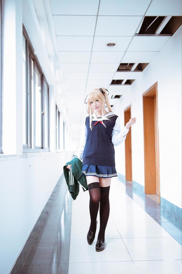 三位可爱妹子COS的日本动漫《路人女主的养成方法》角色英梨梨！