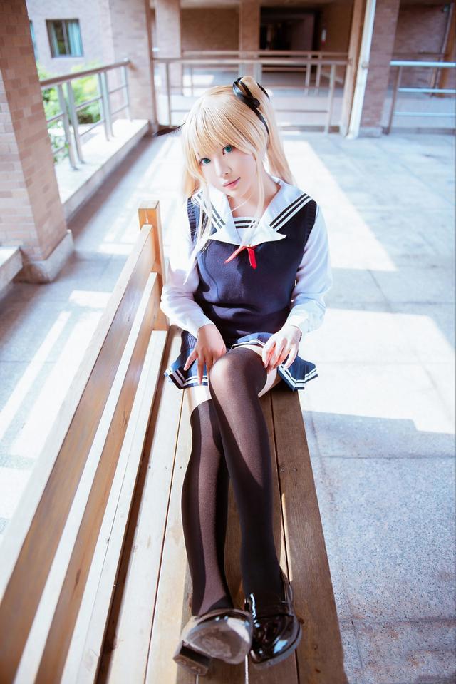 三位可爱妹子COS的日本动漫《路人女主的养成方法》角色英梨梨！