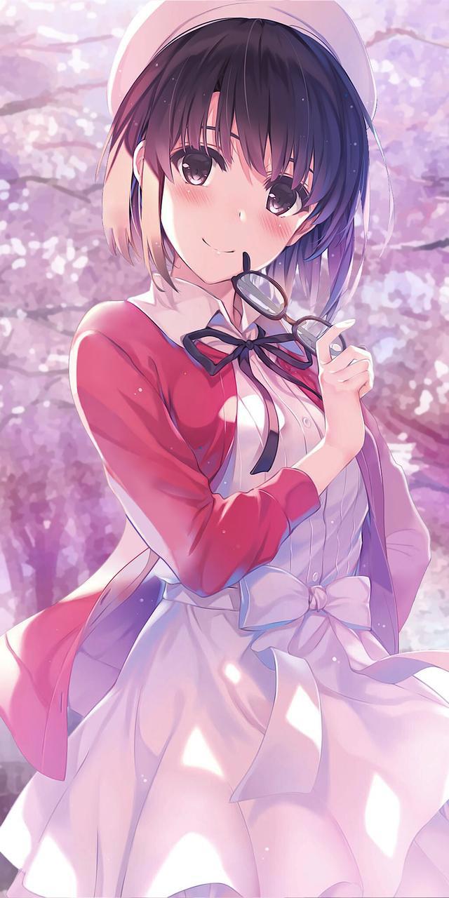 《路人女主的养成方法》加藤惠，动漫全面屏壁纸，论颜值还得看惠