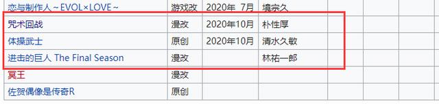 《进击的巨人》定档年尾，基本上可以当作明年一月新番