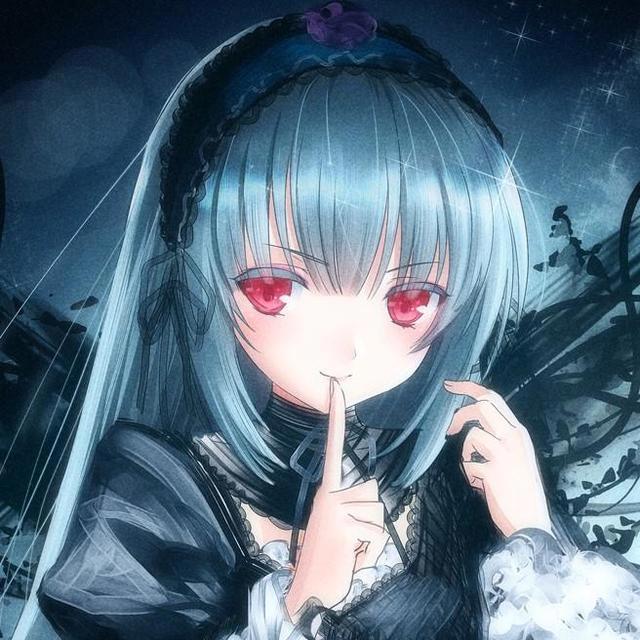 动漫人物头像：蔷薇少女水银灯头像
