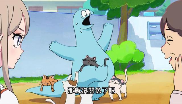 辣妹与恐龙：前有小林捡妹抖龙，今有辣妹捡恐龙当猫养