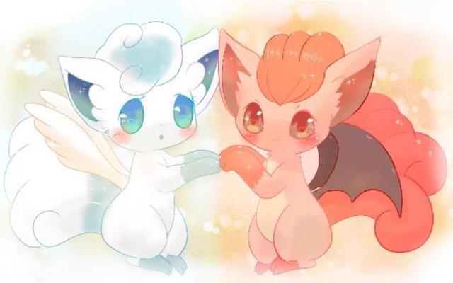 雪初音遇上冰六尾，这波初音未来和宝可梦的联动太萌了