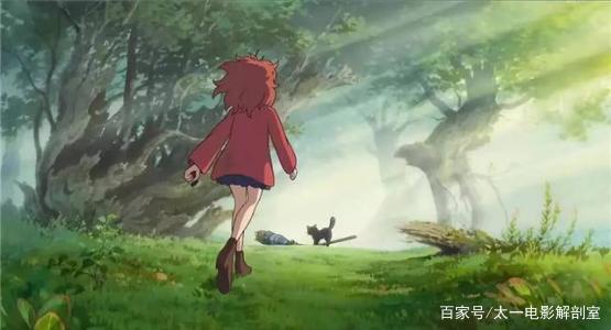 《玛丽与魔女之花》玛丽进入魔法学校，身边的一切都好虚幻