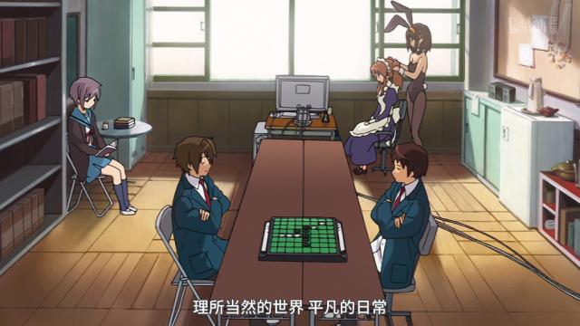 《凉宫春日的忧郁》囧虚称比较萌单马尾，隔天团长便换了新发型