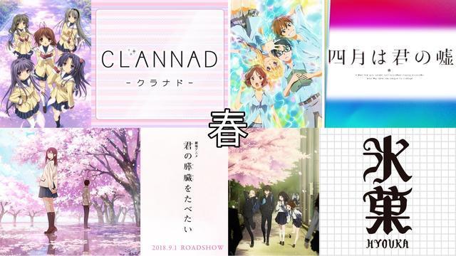 你觉得哪些动画可以代表“春夏秋冬”？日本网友选了这几部