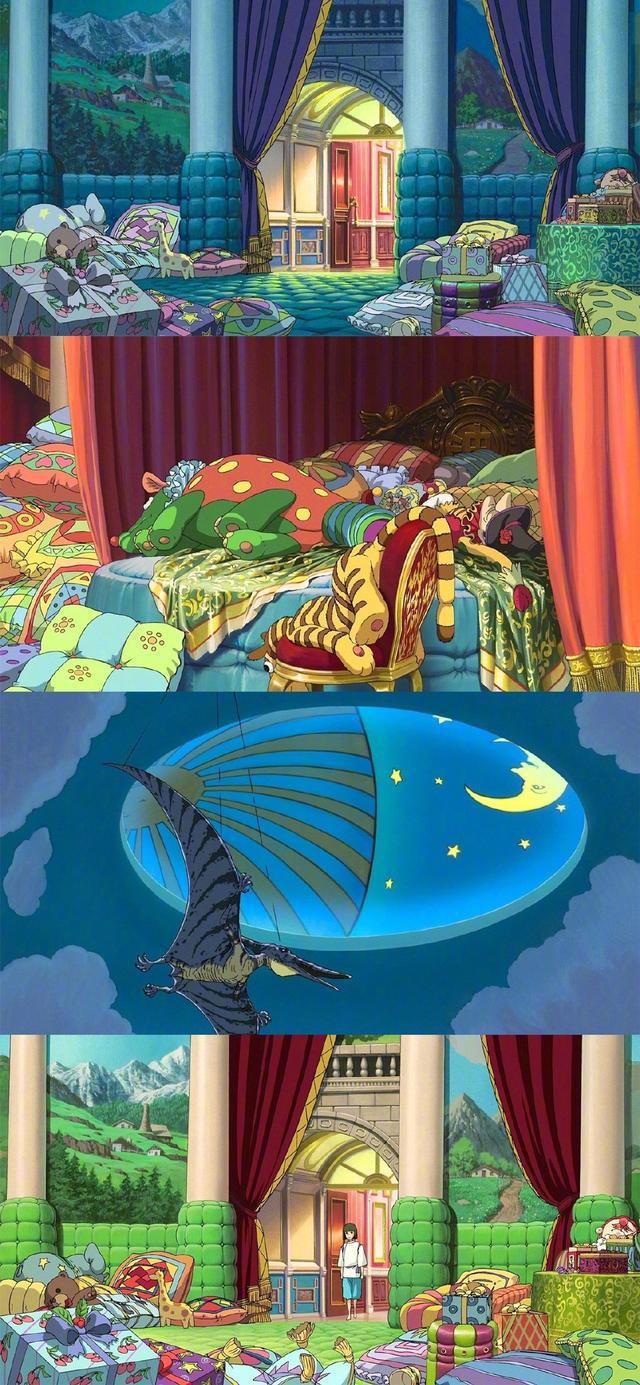 向往宫崎骏的童话世界，图八《千与千寻》图二《哈尔的移动城堡》