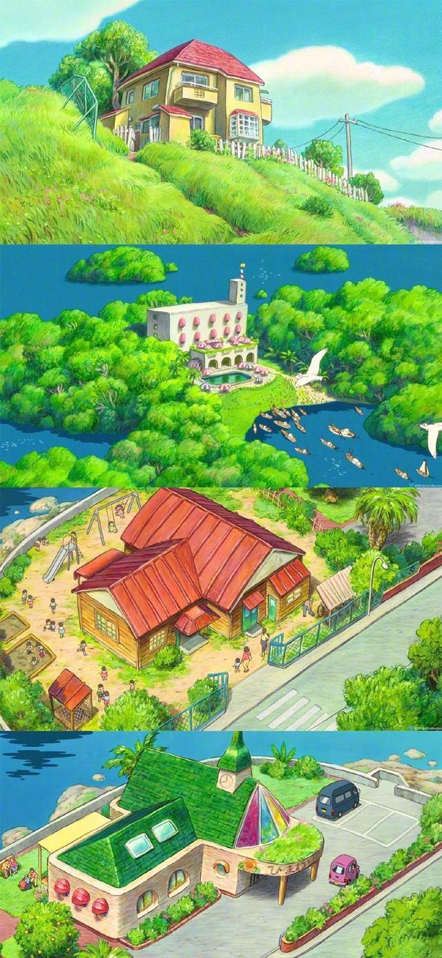 向往宫崎骏的童话世界，图八《千与千寻》图二《哈尔的移动城堡》