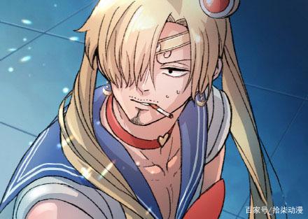 动漫联动：草帽团全员化身美少女战士！王下七武海邂逅海绵宝宝