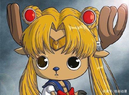 动漫联动：草帽团全员化身美少女战士！王下七武海邂逅海绵宝宝