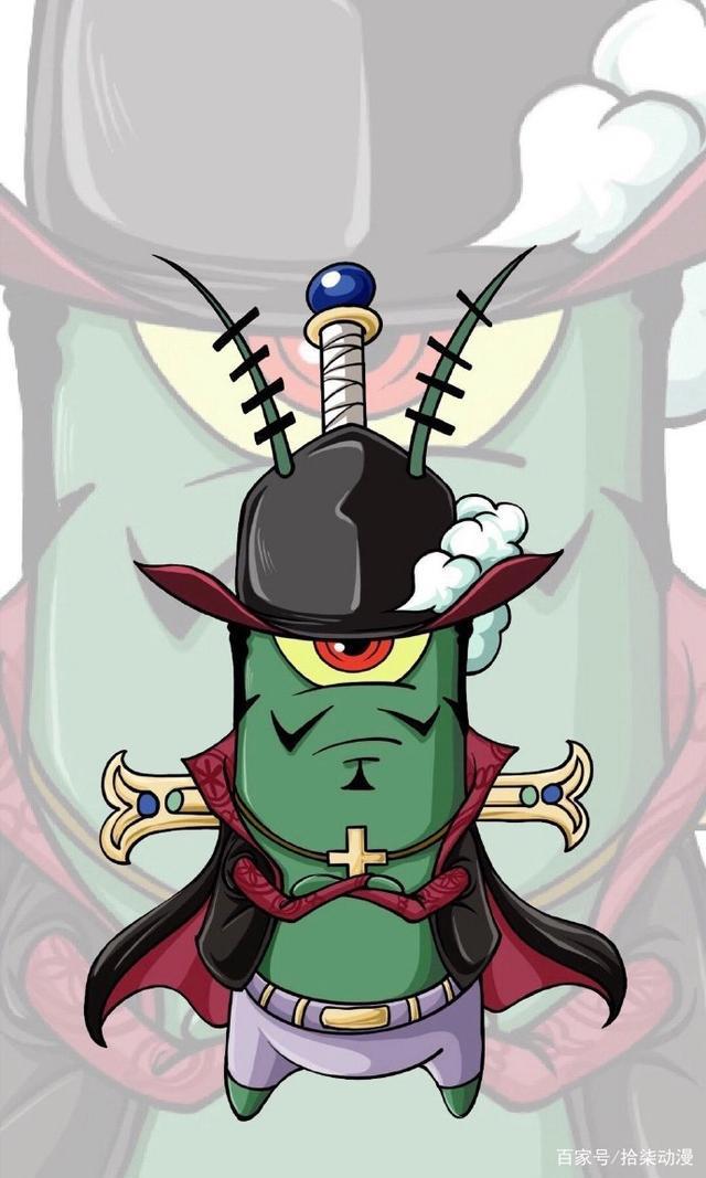 动漫联动：草帽团全员化身美少女战士！王下七武海邂逅海绵宝宝