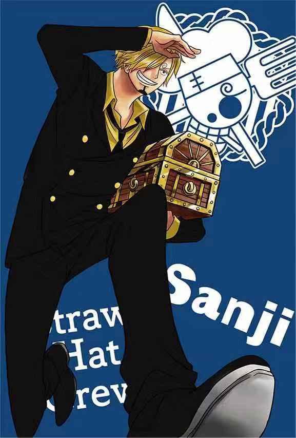 海贼王：路飞等人明信片公布，路飞帅气有型，乔巴萌到融化！