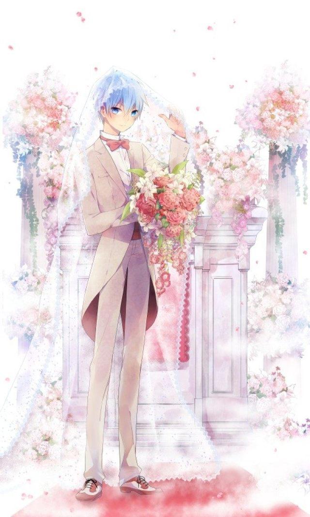 动漫男神穿婚纱的样子真的很美，我一个女生看了都想娶回家