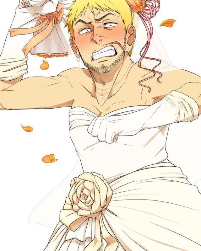 动漫男神穿婚纱的样子真的很美，我一个女生看了都想娶回家