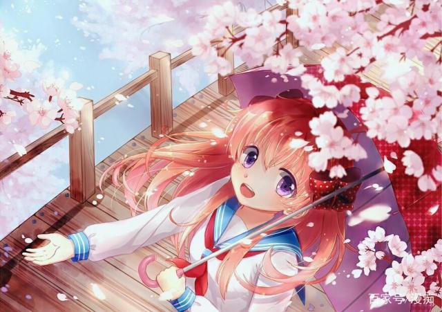 动漫中那些橙发少女，如果奇迹有颜色那么一定是橙色！