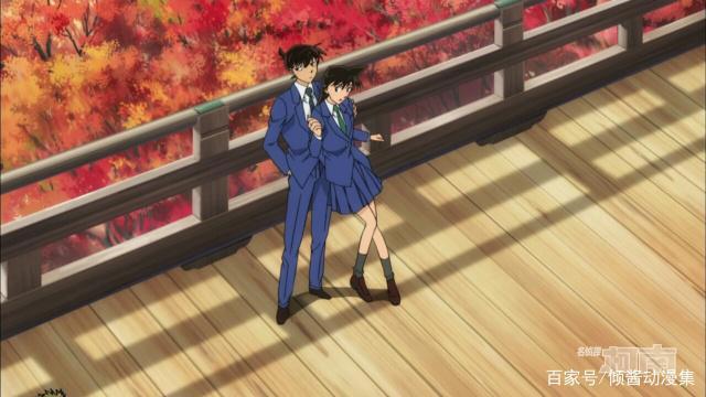 名侦探柯南：帝丹高中修学旅行，同框的新兰发糖知多少？