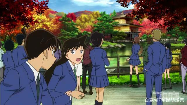 名侦探柯南：帝丹高中修学旅行，同框的新兰发糖知多少？